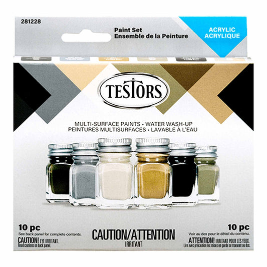 6 Piece Camouflage Acrylic Paint Set (TES281228)