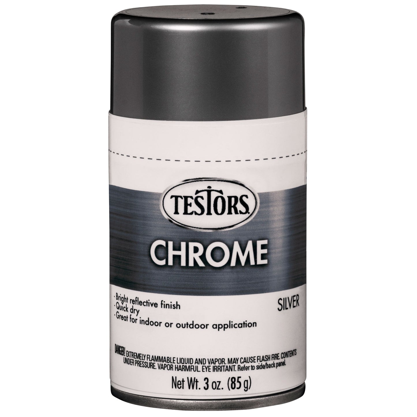 Testors Craft 3oz Chrome Spray Silver (TES352617)