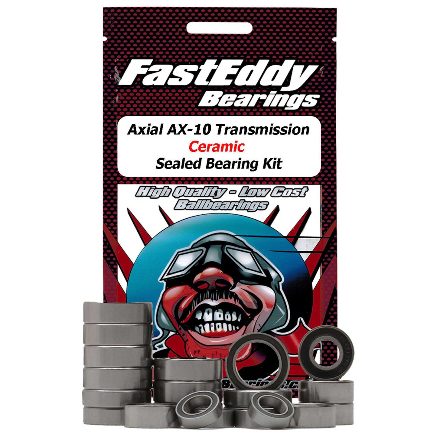 AX-10 Transmission Ceramic Sealed Bearing Kit (TFE4587)
