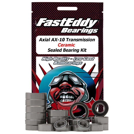 AX-10 Transmission Ceramic Sealed Bearing Kit (TFE4587)