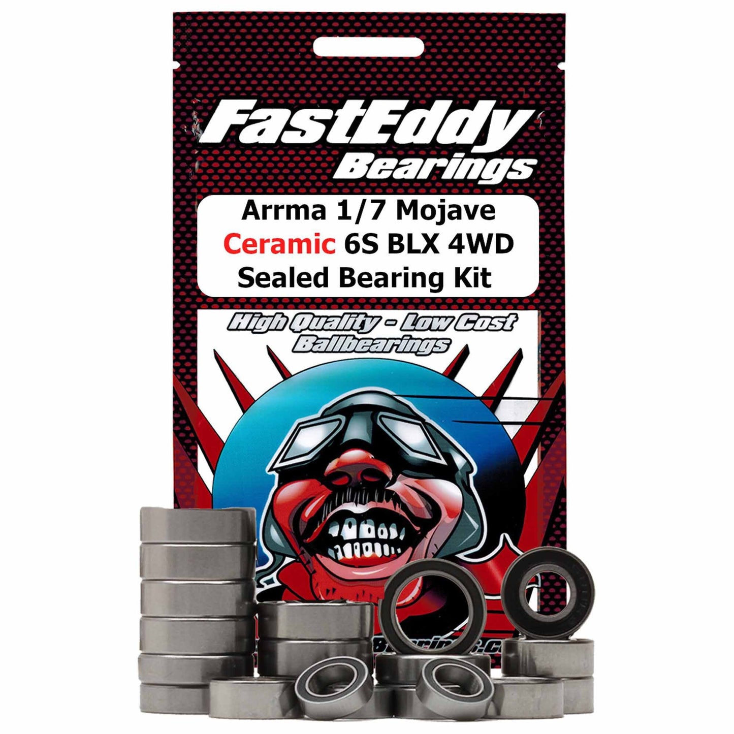 Arrma 1/7 Mojave 6S BLX 4WD Ceramic Sealed Bearing Kit (TFE5934)