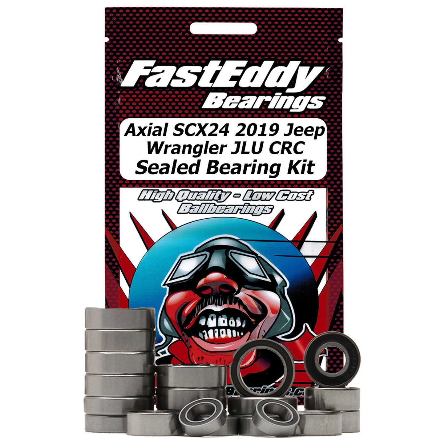 Axial SCX24 19' Wrangler JLU CRC Sealed Bearing Kit (TFE6524)