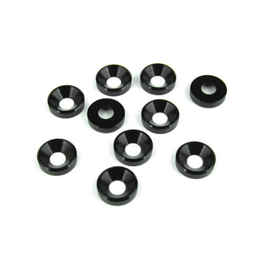 M4 Countersunk Washers Black Anodized 10pcs (TKR1228)