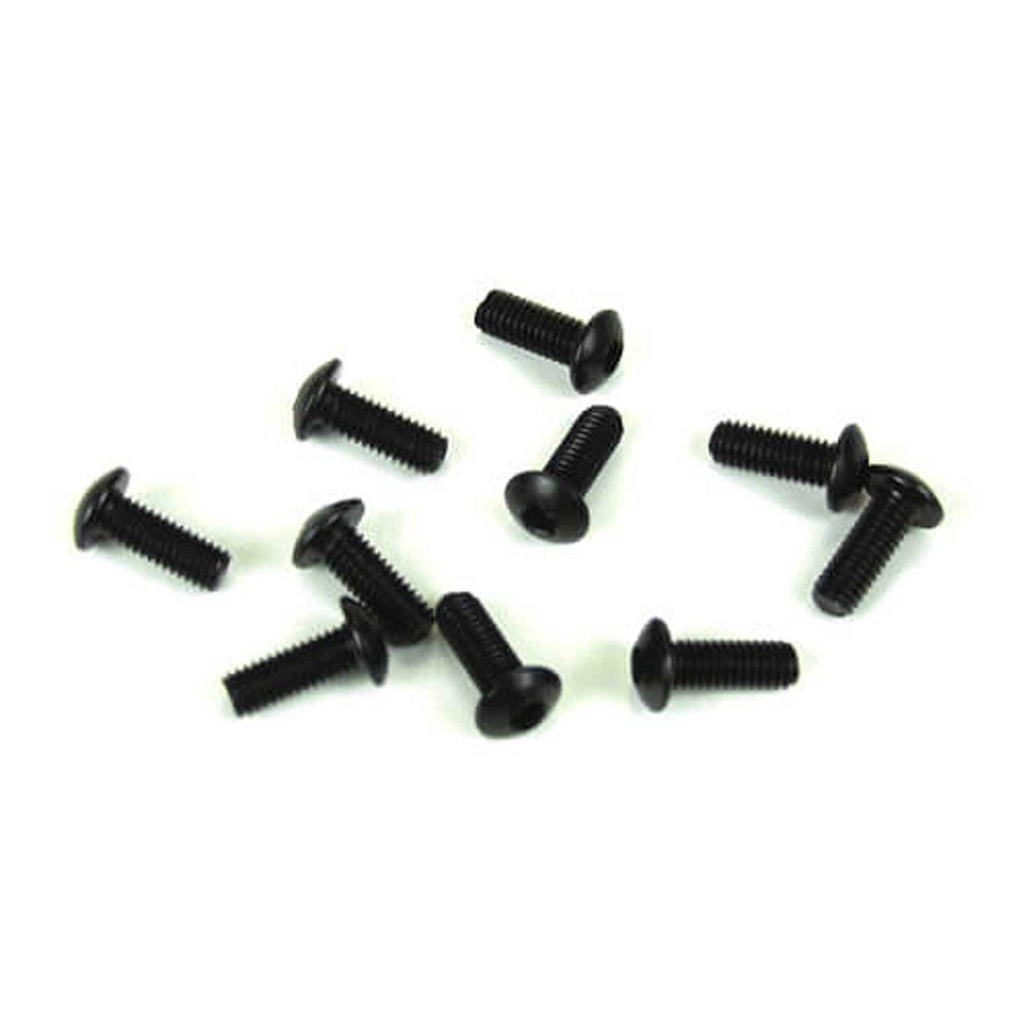 M3x8mm Button Head Screws Black (10 Pack) (TKR1402)