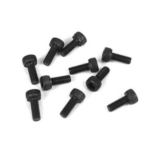 M3x8mm Black Cap Head Screws (10 Pack) (TKR1522)