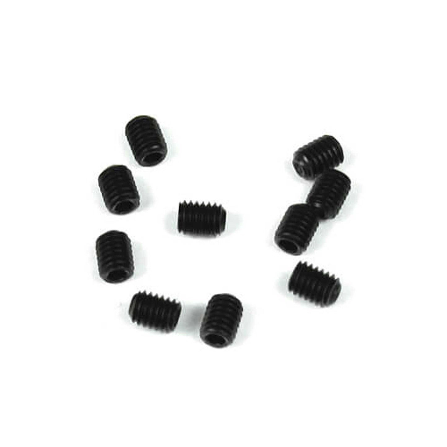M3x4mm Black Set Screws (Pack of 10) (TKR1601)