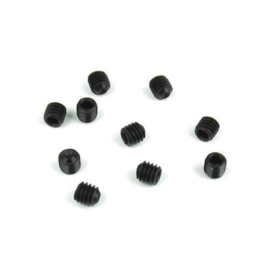 M4x4mm Black Set Screws - Pack of 10 (TKR1602)