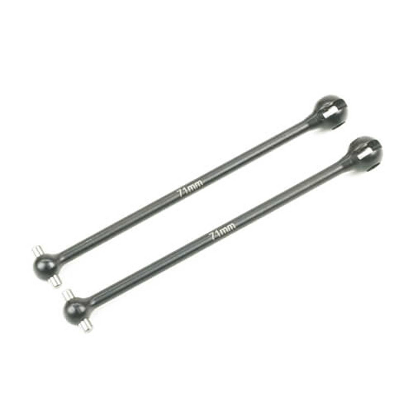 Driveshaft Rear Hardened Steel (2pcs) for EB410.2 (TKR6572B)