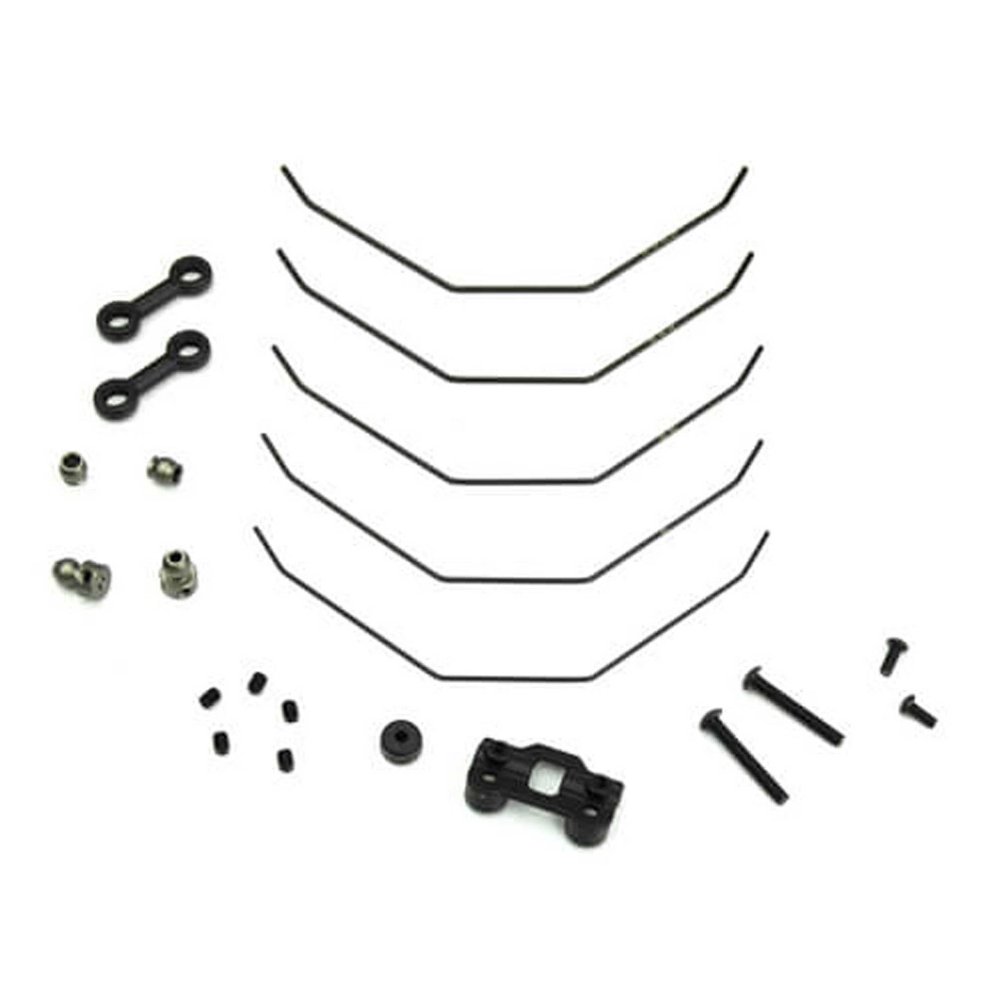 Complete Front Sway Bar Kit 1.0-1.4mm for EB410 (TKR6623)