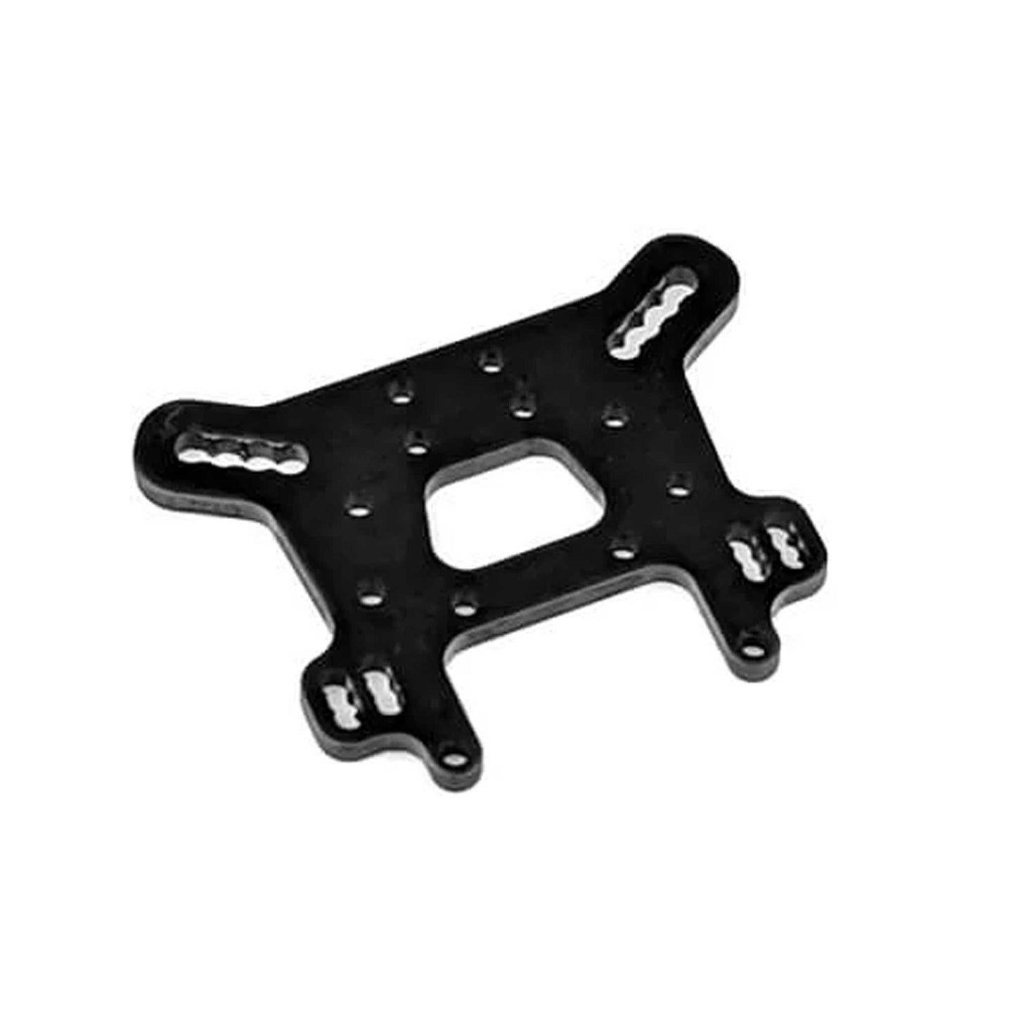 Black Anodized Aluminum Front Shock Tower for MT410 2.0 and SCT410 2.0 (TKR9568)