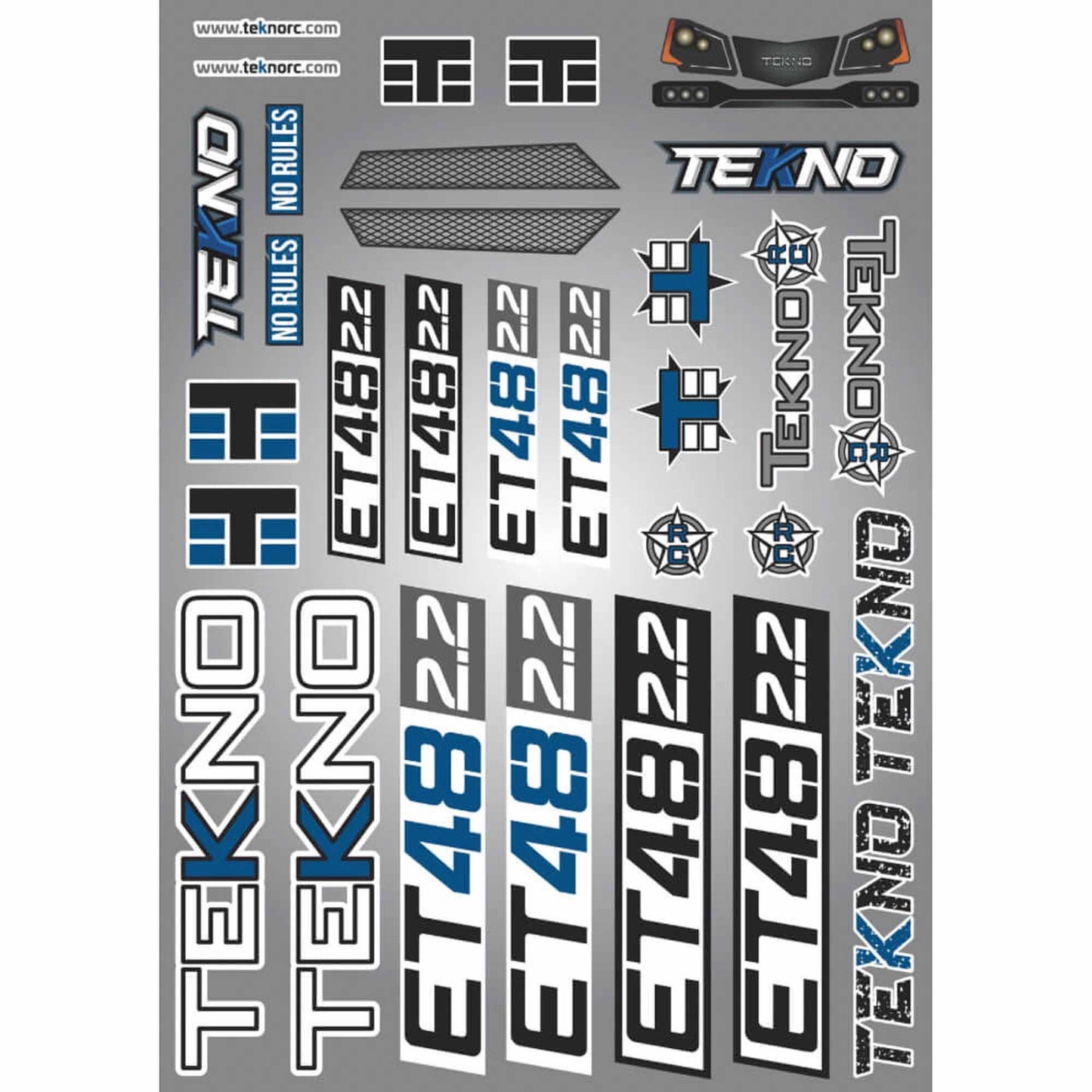 Decal Sheet ET48 2.2 (TKR9647)