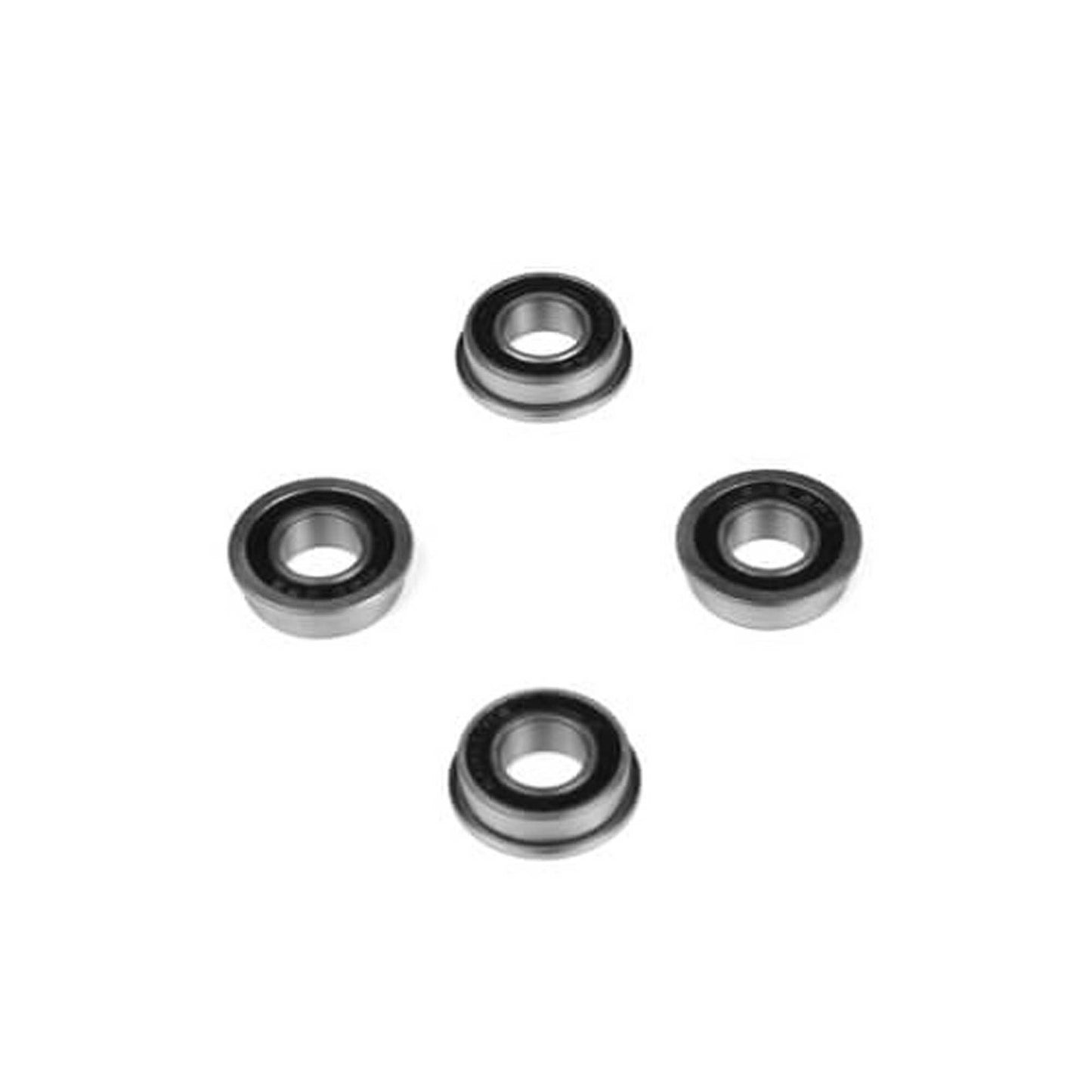 8X16x5mm Flanged Shielded Ball Bearings (Set of 4) (TKRBB08165F)