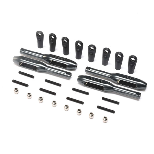 Lower Shock Mount 4-Link Bar Set for LMT and TTLMT Models 13.5" (TLR144001)