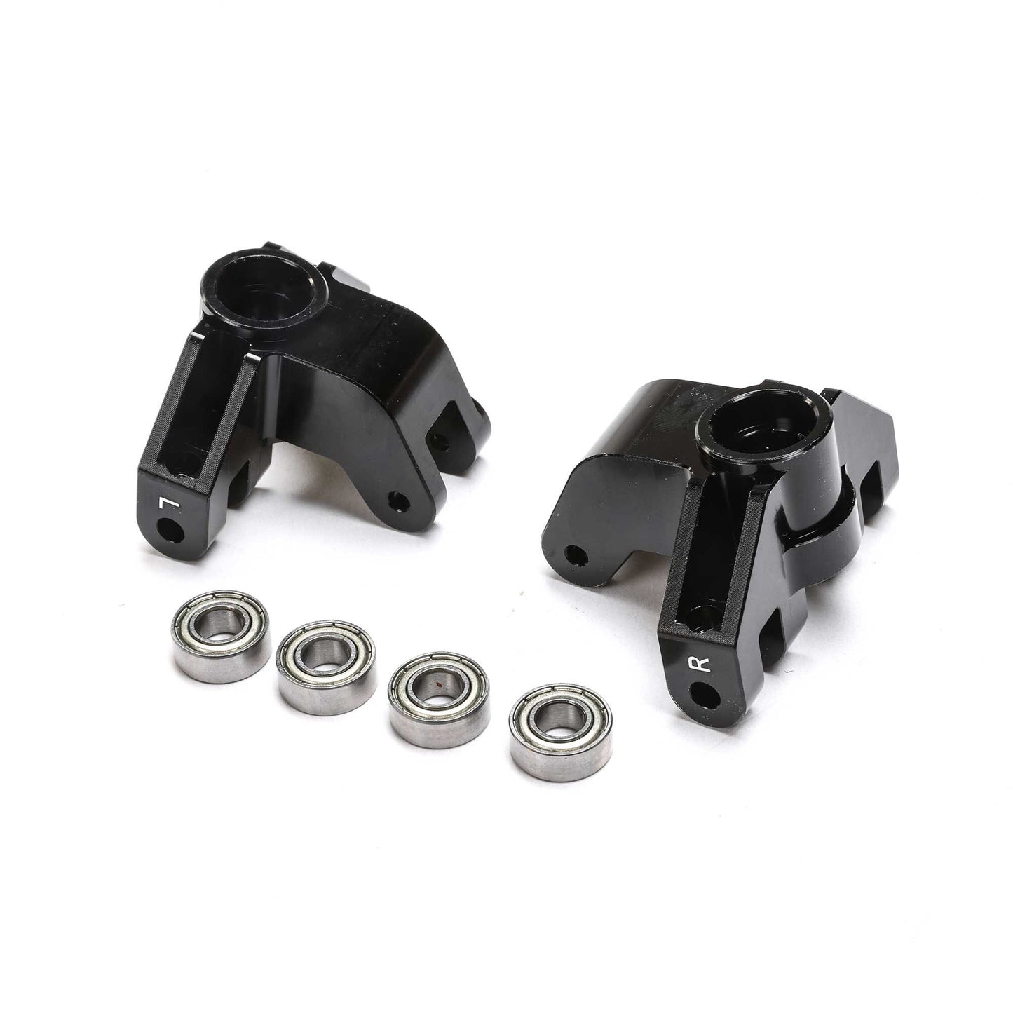 Aluminum Steering Spindle Set for LMT and TTLMT (TLR144002)