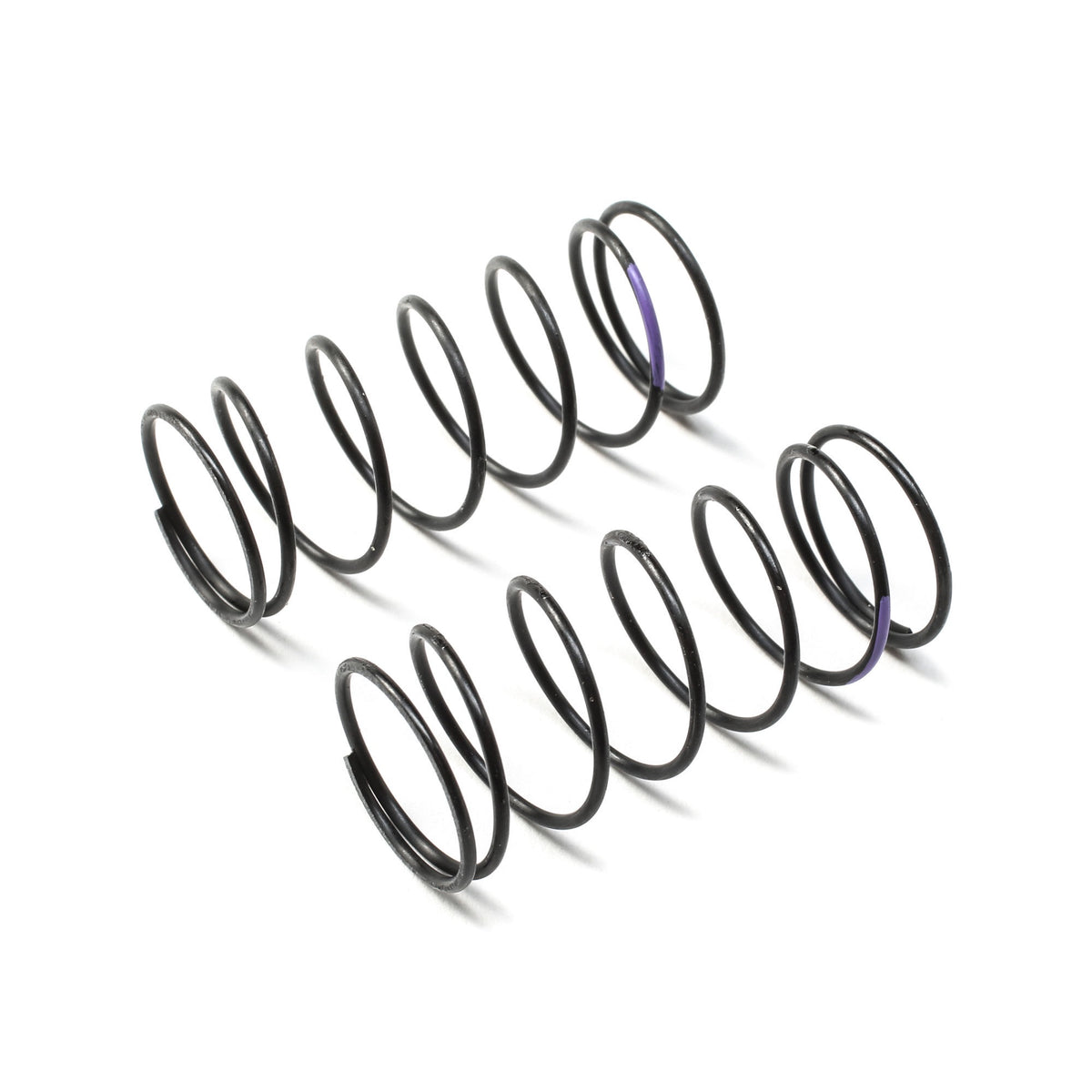 Lower Frequency Spring 12mm Low Frequency Purple Front Springs (2) (TLR233051) – Nankin Hobby