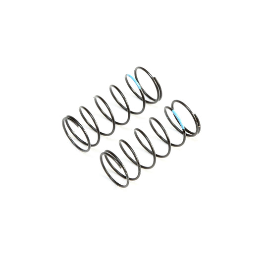 Sky Blue Low Frequency Front Springs 12mm (2 Pack) (TLR233052)