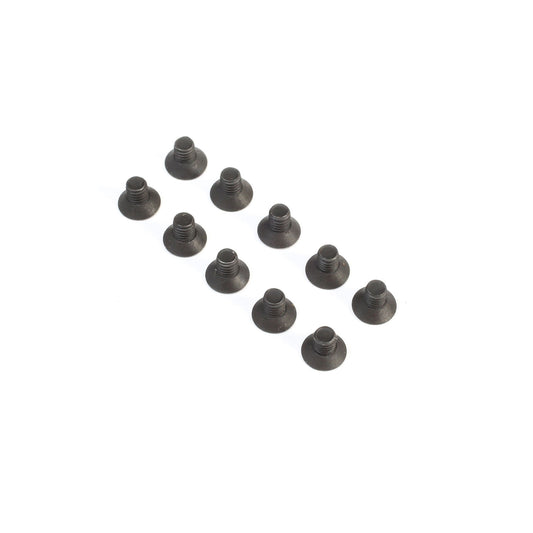 M2.5 x 4mm Flat Head Screws (10 Pack) (TLR235011)