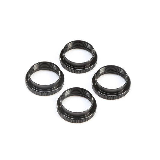 16mm Shock Nuts and O-Rings (4) (TLR243045)