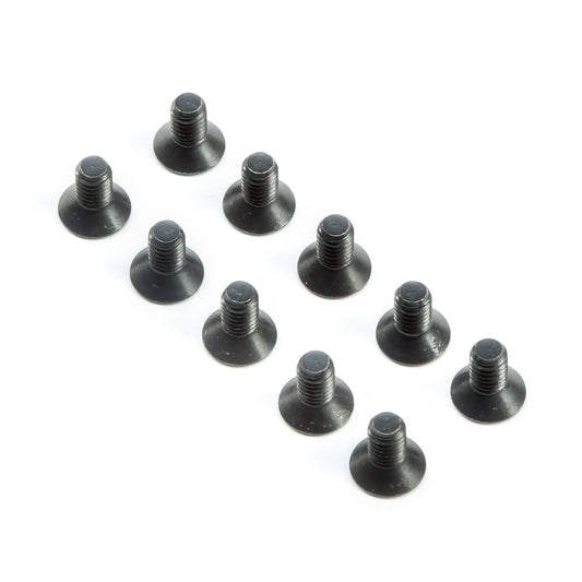 Flat Head Screws M4 x 8mm Pack of 10 (TLR245010)