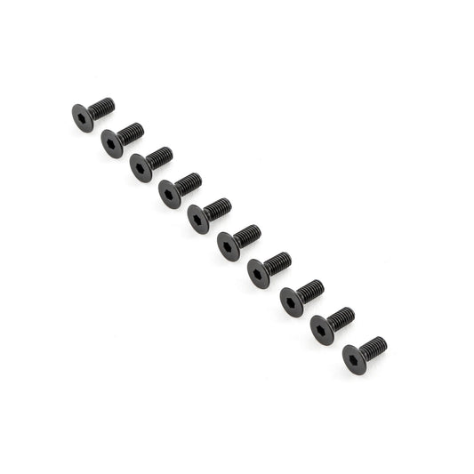 M5x12mm Flat Head Screws Pack of 10 (TLR255026)