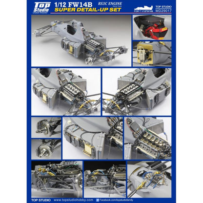 Super Detail-Up Set for 1/12 Fw14B (Early) Plastic Model Detailing (TPSMD29017)