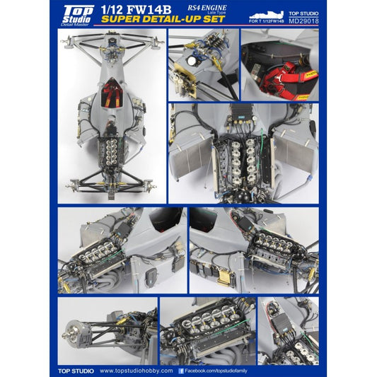 Super Detail-Up Set for 1/12 Fw14B (Late) Plastic Model Detailing (TPSMD29018)