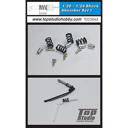 Shock Absorber Set 1 for 1/20-1/24 Plastic Model Detailing (TPSTD23063)