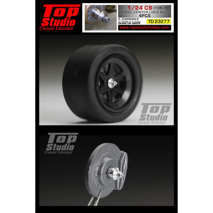 Center Lock Nut for 1/24 C9 Plastic Model Detailing (TPSTD23277)