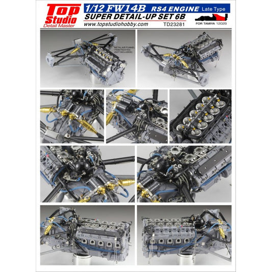 Engine for 1/12 Fw14B (Late) Plastic Model Detailing (TPSTD23281)