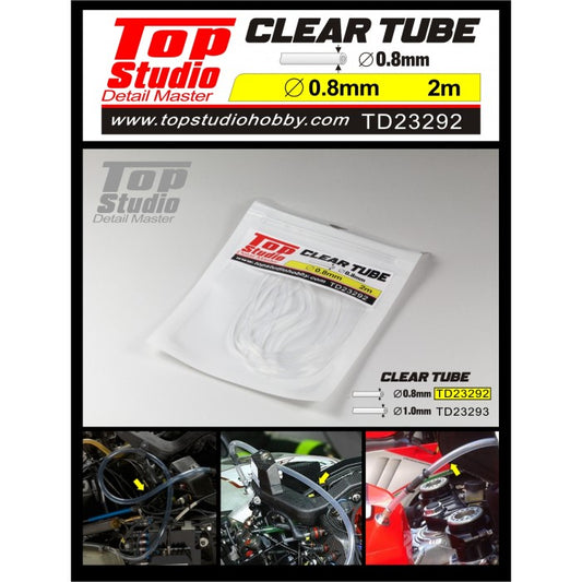 Clear Tube 0.8mm for Plastic Model Detailing (TPSTD23292)