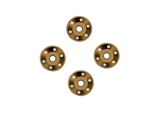 Aluminum Wheel Washers Bronze for Pro Scale Aluminum Wheel System Maxx Slash (4) (TRA10257-BRNZ)
