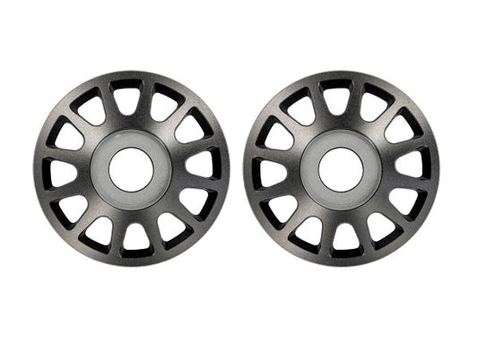 Aluminum Wheel Center Gray for Pro Scale Aluminum Wheel System Maxx Slash/UDR (2) (TRA10274-GRAY)
