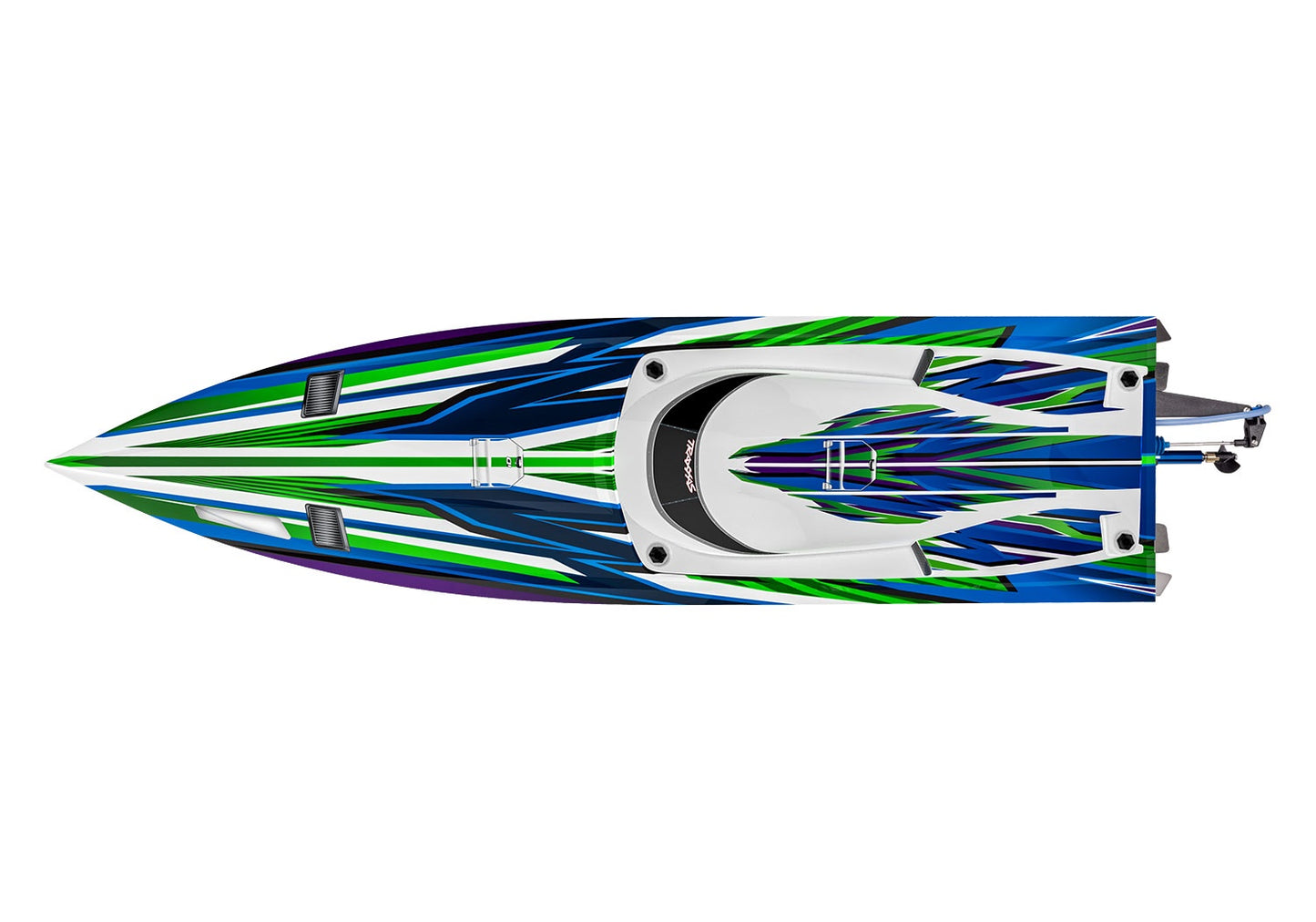Spartan SR 36" Self-Righting Deep-V Ready to Run (Green) (TRA103076-4-GRN)
