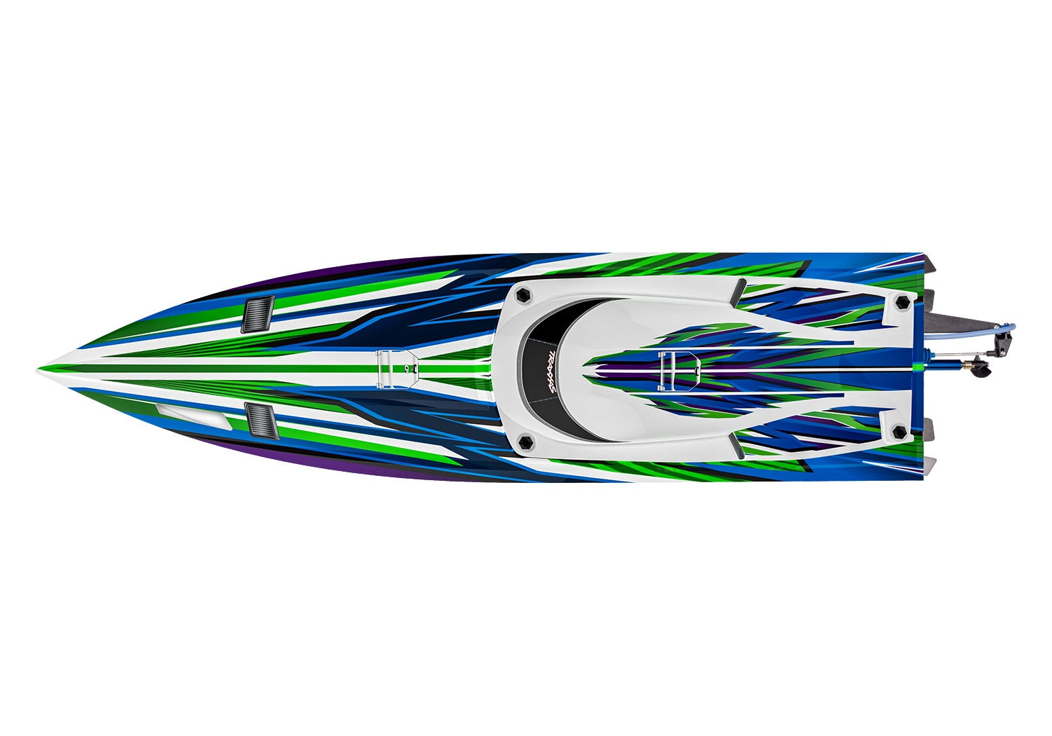 Spartan SR 36" Self-Righting Deep-V Ready to Run (Green) (TRA103076-4-GRN)