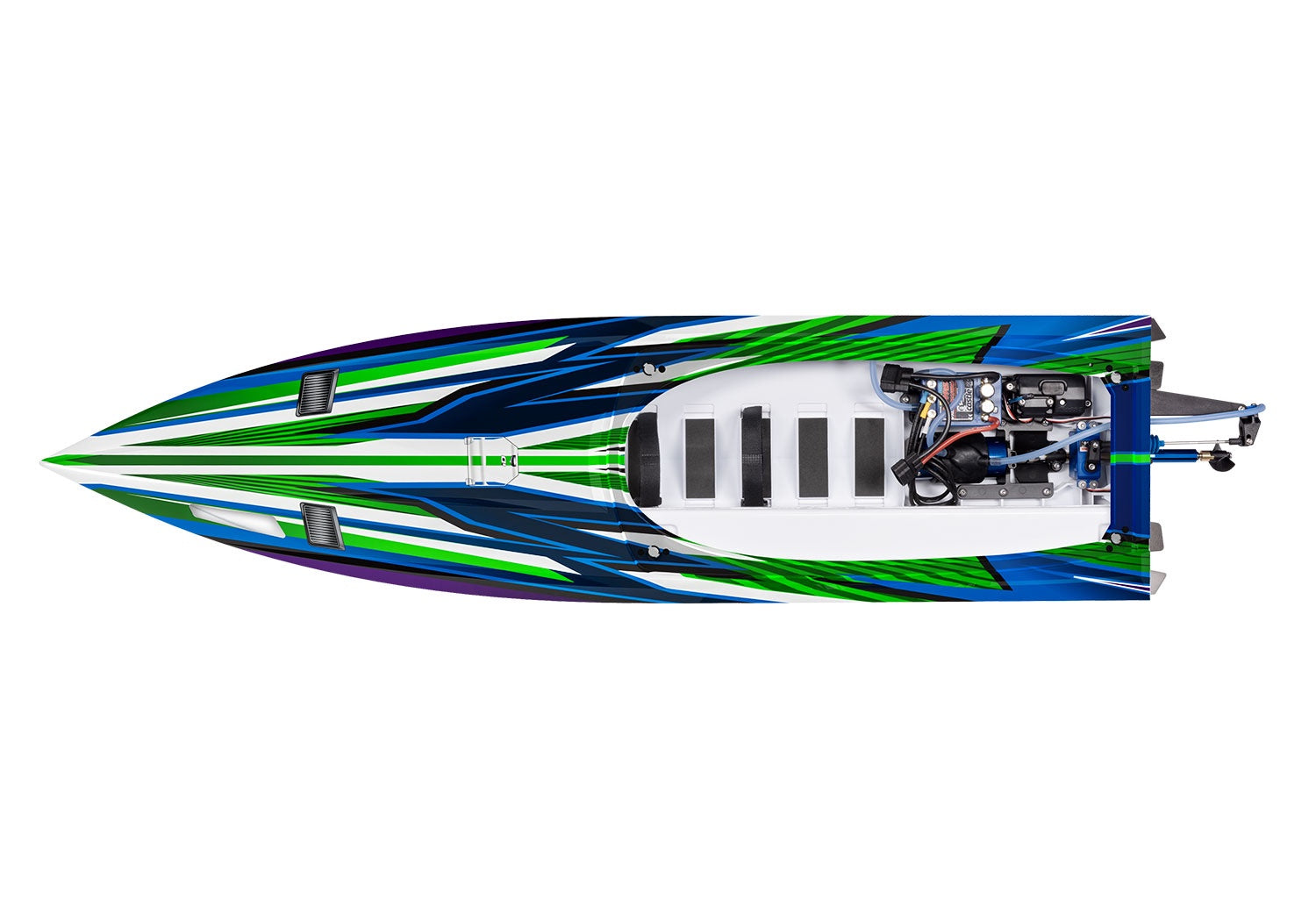 Spartan SR 36" Self-Righting Deep-V Ready to Run (Green) (TRA103076-4-GRN)