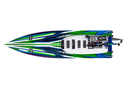Spartan SR 36" Self-Righting Deep-V Ready to Run (Green) (TRA103076-4-GRN)