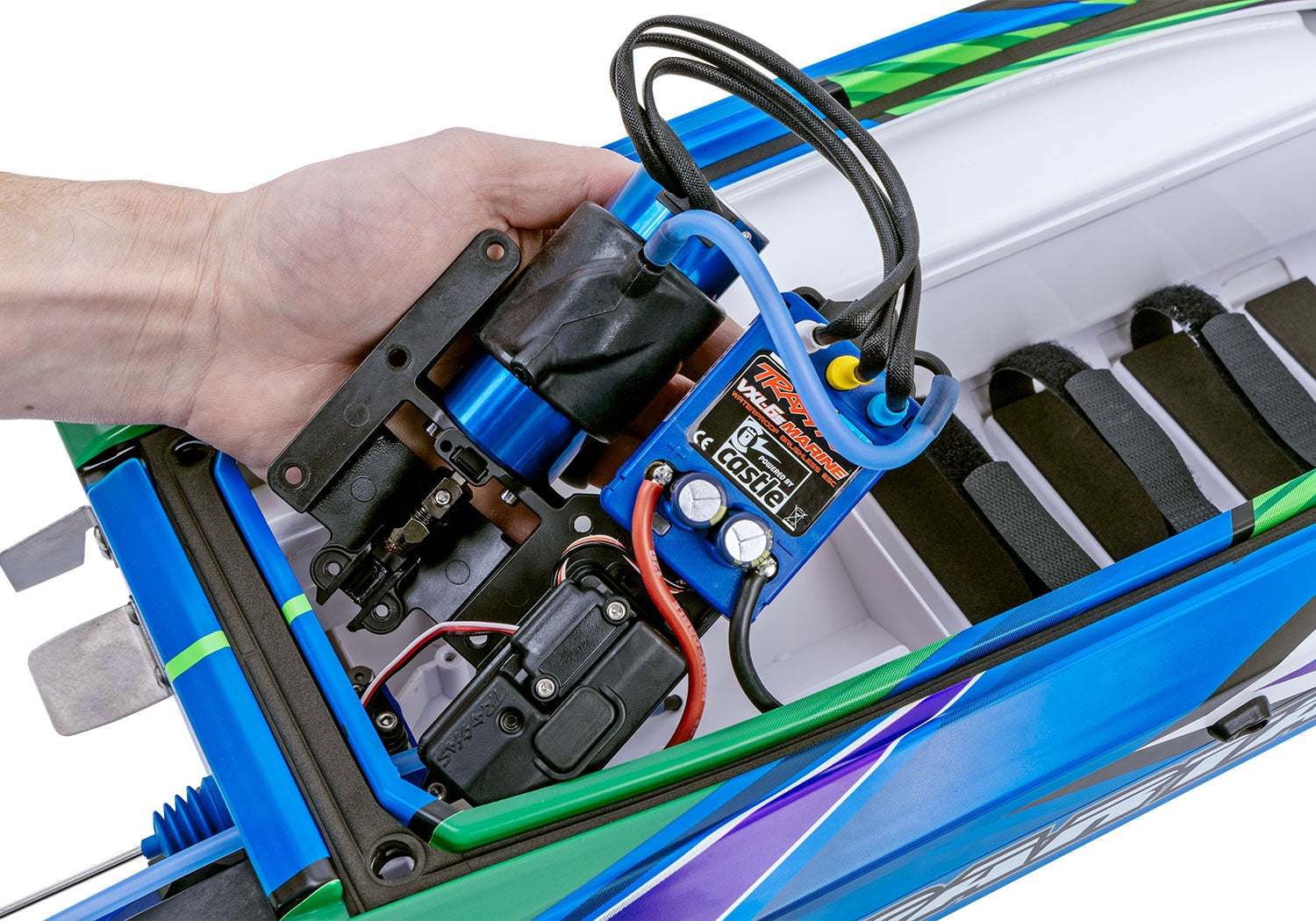 Spartan SR 36" Self-Righting Deep-V Ready to Run (Green) (TRA103076-4-GRN)