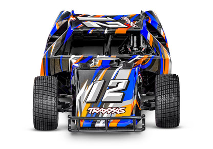 1/10 Slash Modified Dirt Oval Racer BL-2S Ready to Run (Blue) (TRA104354-74-BLUE)