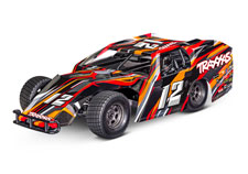 1/10 Slash Modified Dirt Oval Racer BL-2S Ready to Run (Orange) (TRA104354-74-ORNG)