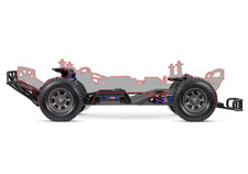 1/10 Slash Modified Dirt Oval Racer BL-2S Ready to Run (Blue) (TRA104354-74-BLUE)