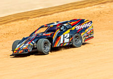 1/10 Slash Modified Dirt Oval Racer BL-2S Ready to Run (Blue) (TRA104354-74-BLUE)