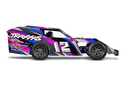 1/10 Slash Modified Dirt Oval Racer BL-2S Ready to Run (Pink) (TRA104354-74-PINK)