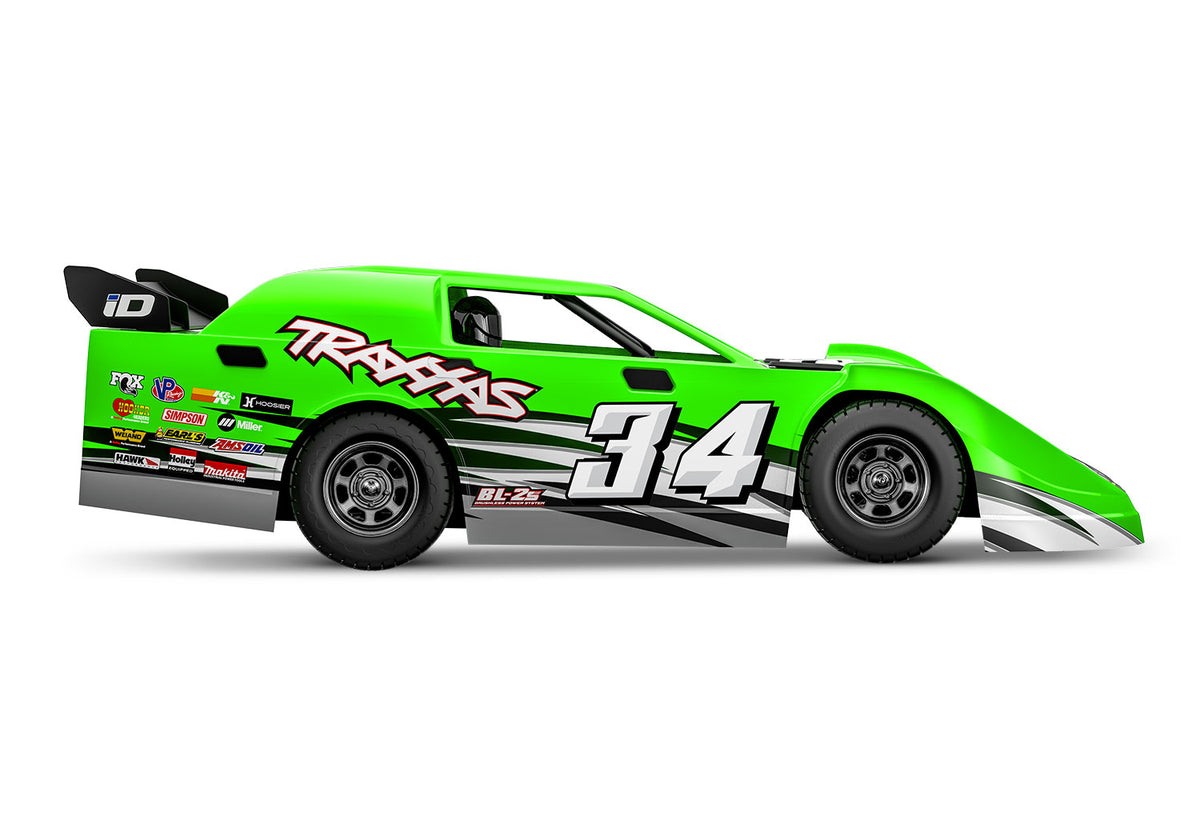 1/10 Slash Late Model BL-2S Ready to Run (Green) (TRA104364-74-GRN)