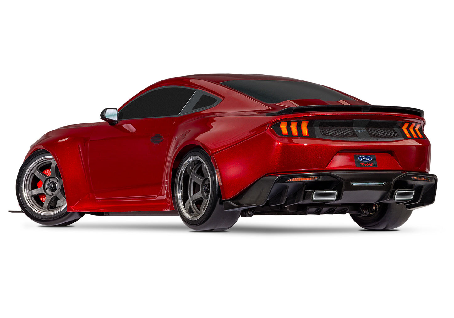 1/10 4-Tec Drift Ford Mustang Ready to Run (Red) (TRA105237-4-RED)