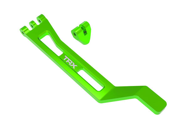 Aluminum Battery Hold-Down Set Green for Mini Maxx (TRA10726-GRN)