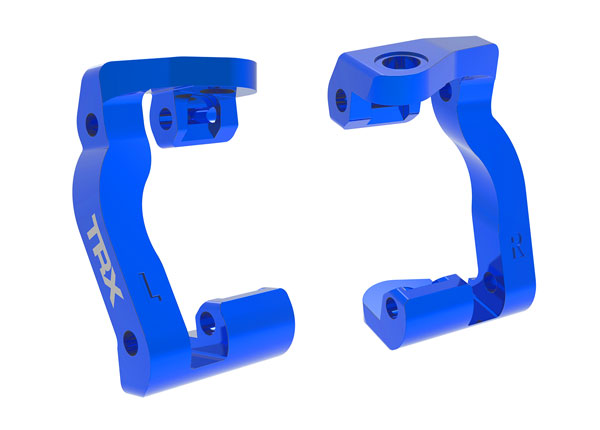 Aluminum Caster Blocks Blue for Mini Maxx (TRA10733-BLUE)