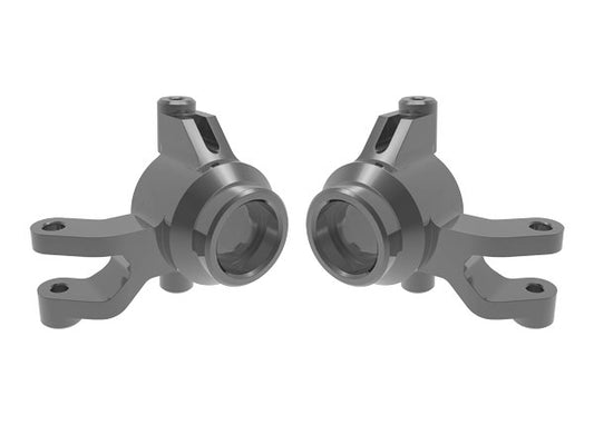 Aluminum Steering Blocks Gray for Mini Maxx (TRA10734-GRAY)