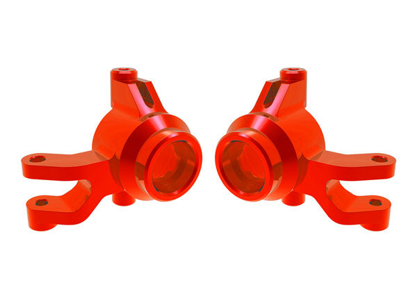 Aluminum Steering Blocks Red for Mini Maxx (TRA10734-RED)