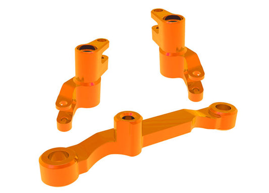 Aluminum Steering Bellcranks with Draglink Orange for Mini Maxx (TRA10743-ORNG)