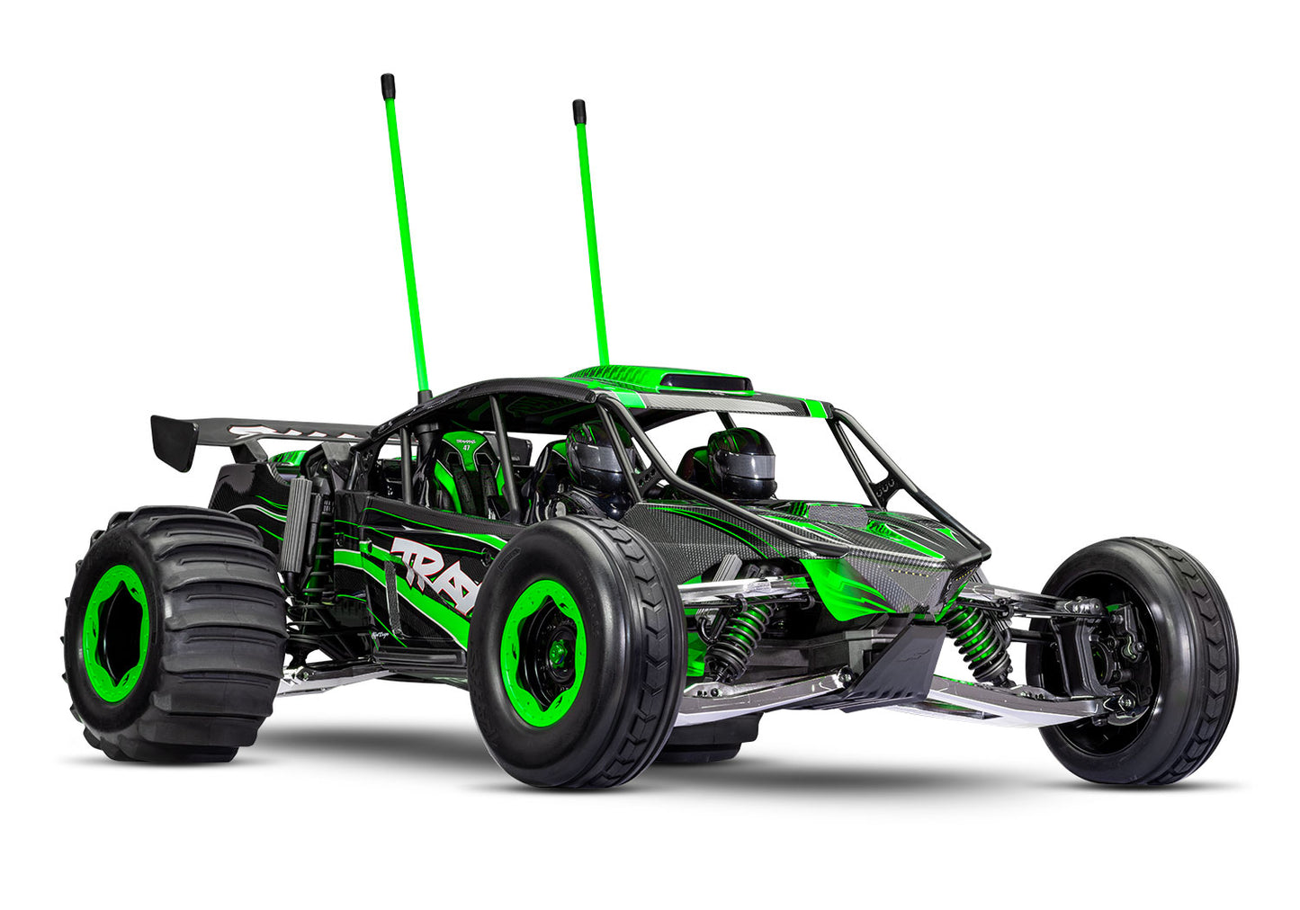 A studio shot of the Funco Motorsports Pro Scale Sand Car Ready to Run (Green) (TRA109076-4-GRN).